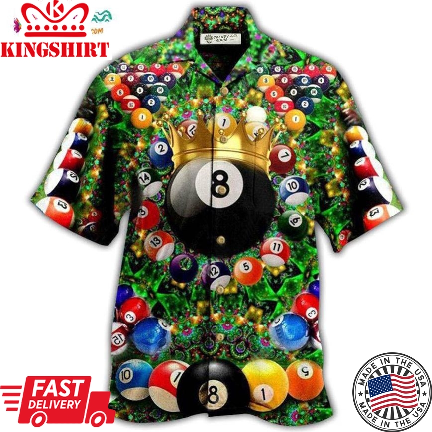 Billiard Warning Pool On Duty Hawaiian Shirt