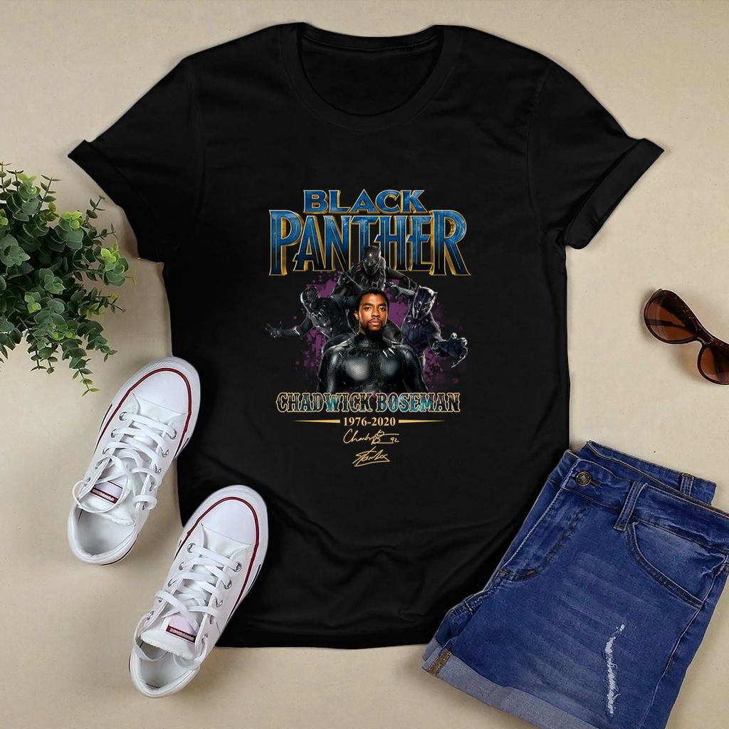 Black Panther Chadwick Boseman 1976 2020 Signature Shirt