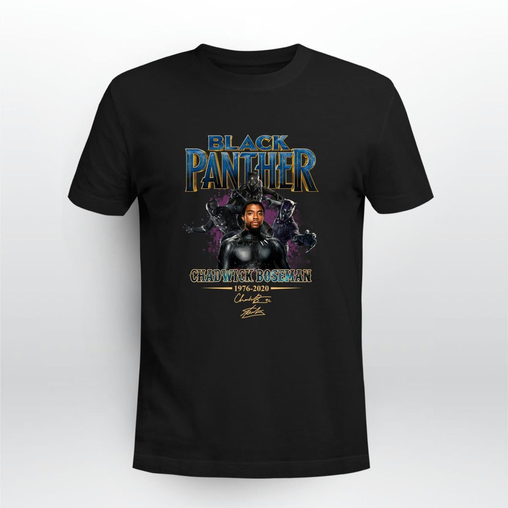 Black Panther Chadwick Boseman 1976 2020 Signature Shirt