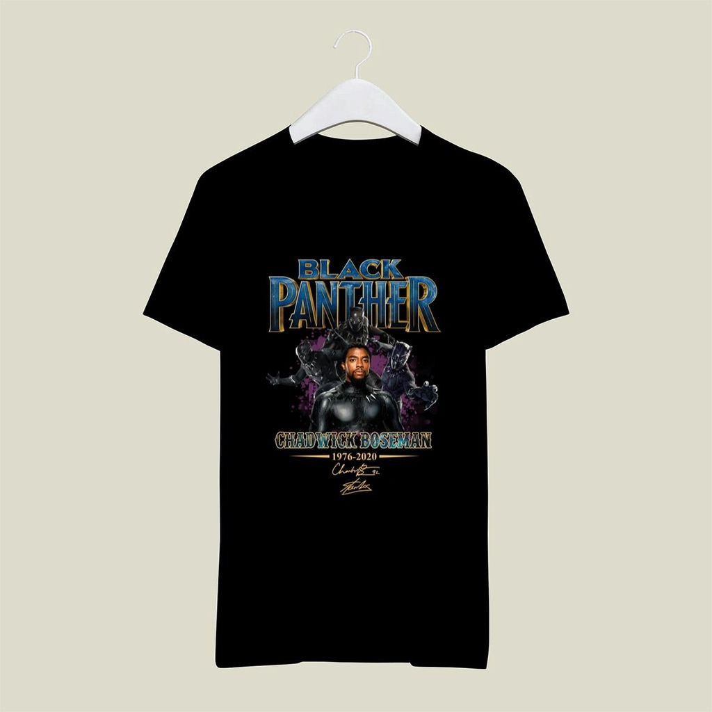 Black Panther Chadwick Boseman 1976 2020 Signature Shirt