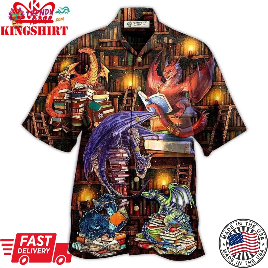 Book My Weekend Is All Booked Lovely Dragon Hawaiian Shirt