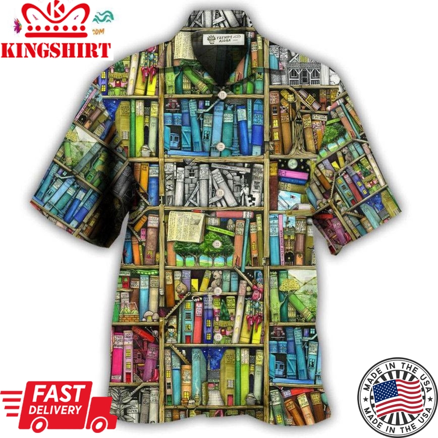 Book The Fantastic World In The Book Hawaiian Shirt