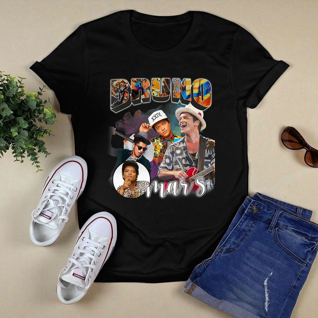 Bruno Mars Signature Music Singer T Shirt