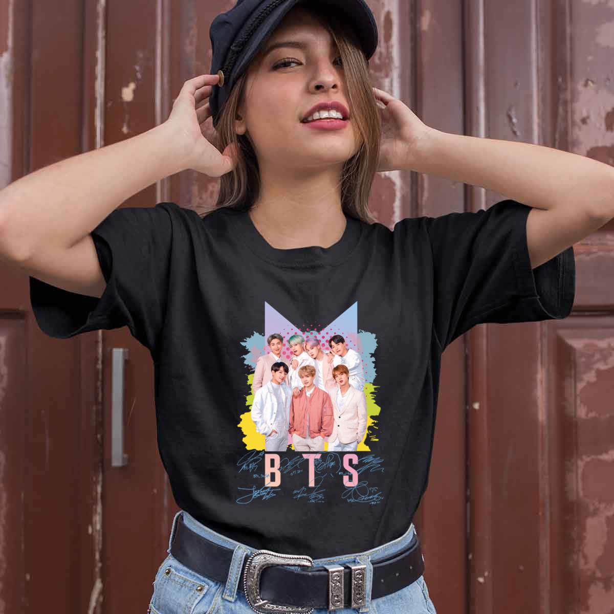 Bts Members Signature T Shirt