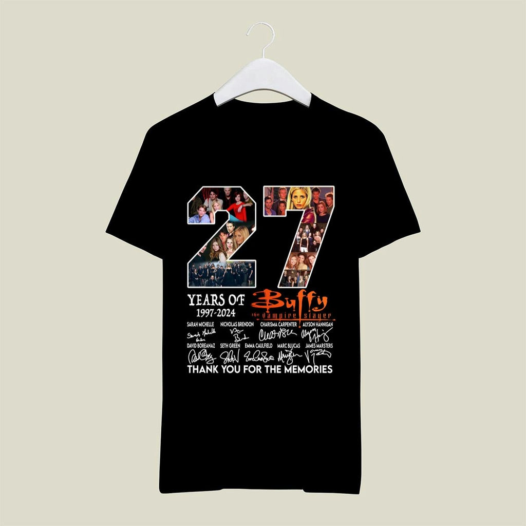 Buffy The Vampire Slayer 27 Years 1997 2024 Signatures Shirt