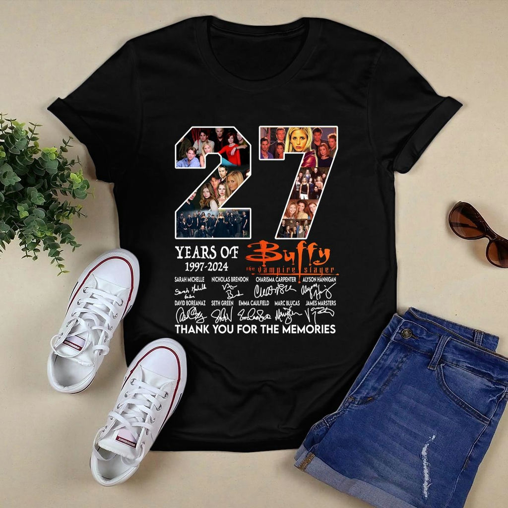 Buffy The Vampire Slayer 27 Years 1997 2024 Signatures Shirt