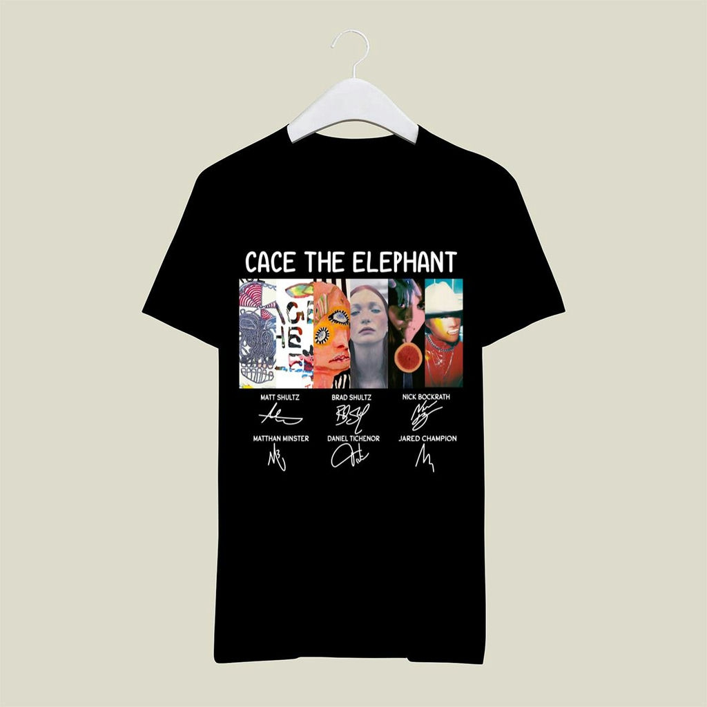 Cage The Elephant Signature T Shirt