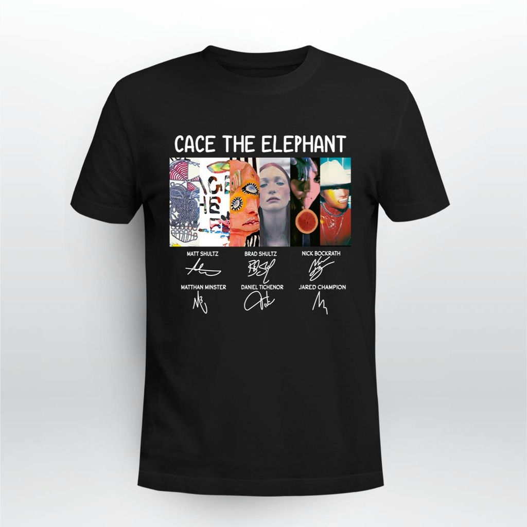 Cage The Elephant Signature T Shirt