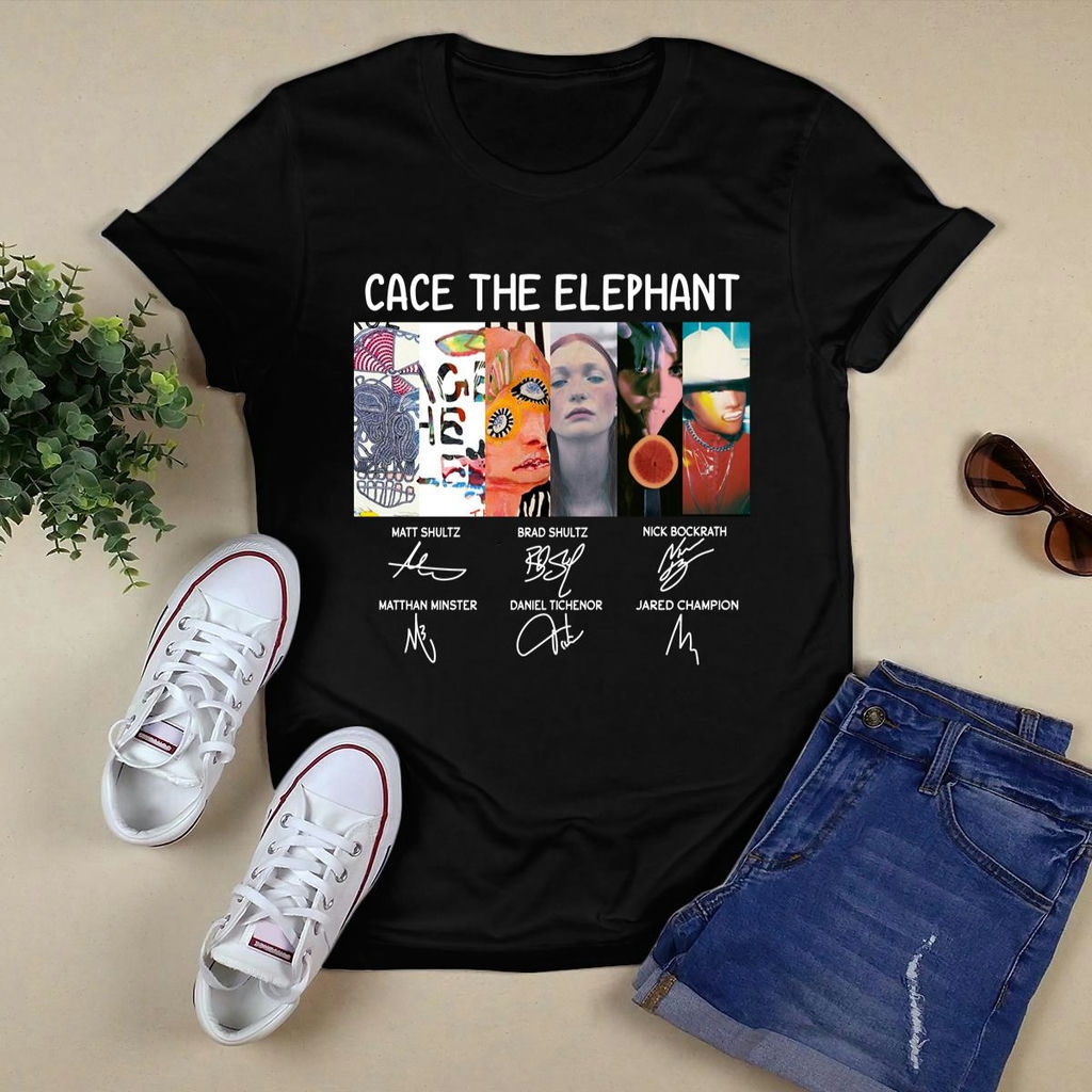 Cage The Elephant Signature T Shirt