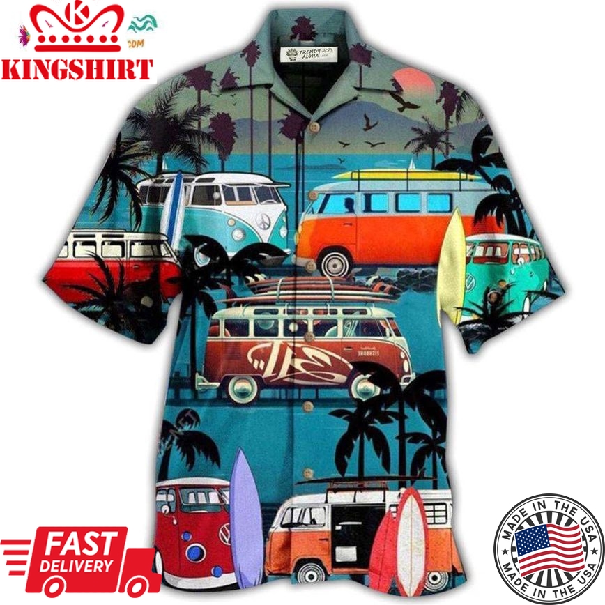 Camping Enjoy Your Van Life Hawaiian Shirt