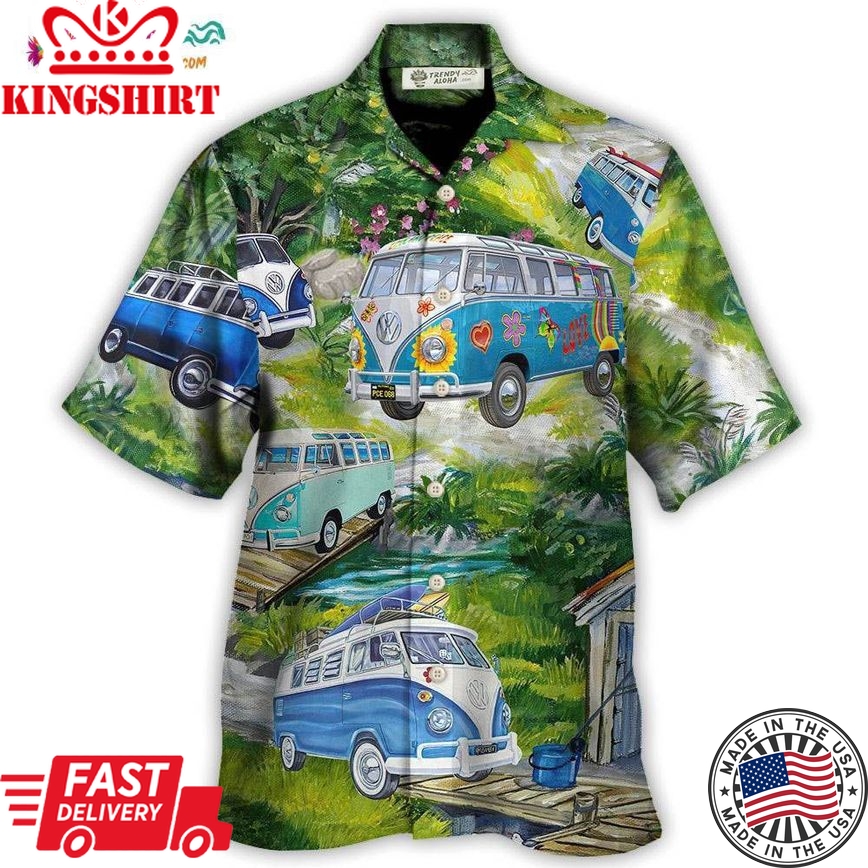 Camping Life Is Best When You Are Camping Van Hawaiian Shirt