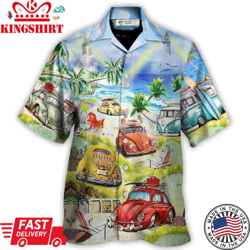 Camping Life Style Love Beach Hawaiian Shirt