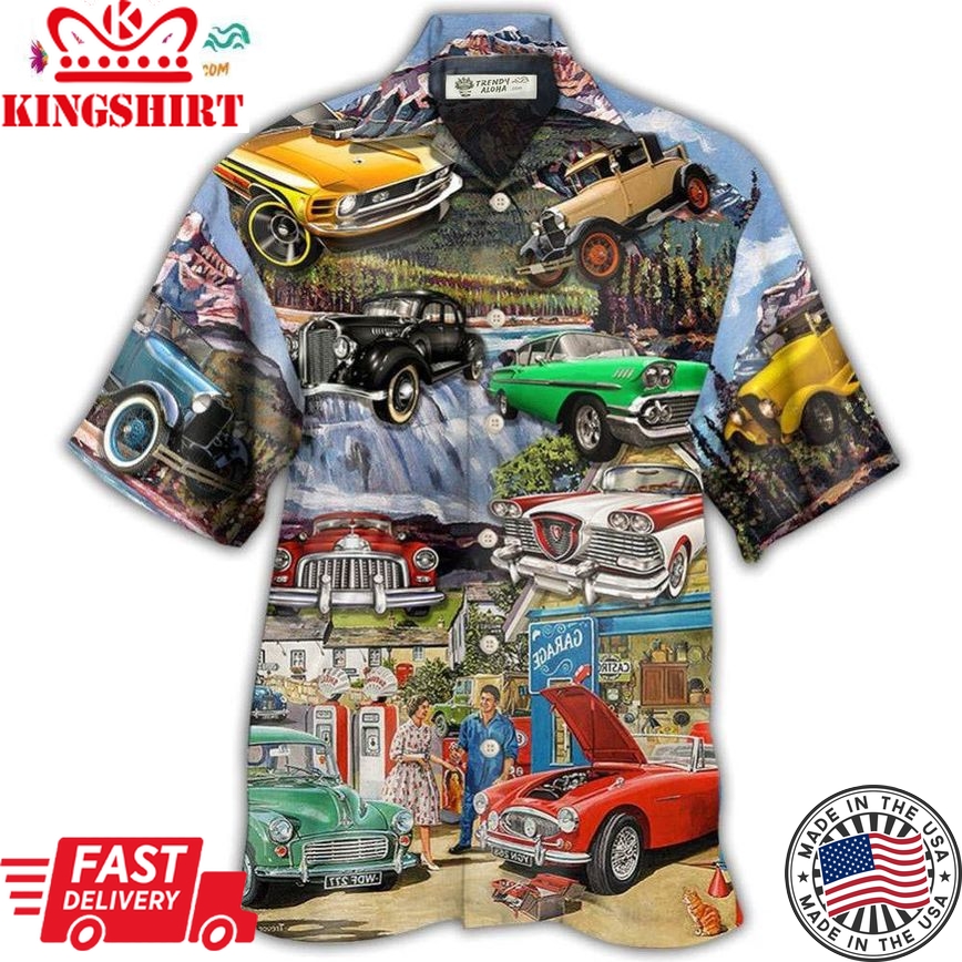 Car Classic Car Life Style Hawaiian Shirt