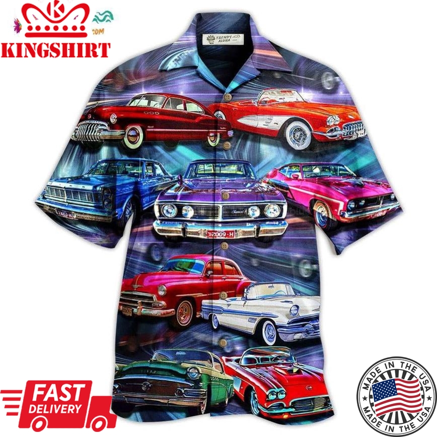 Car Color Mix Style Hawaiian Shirt