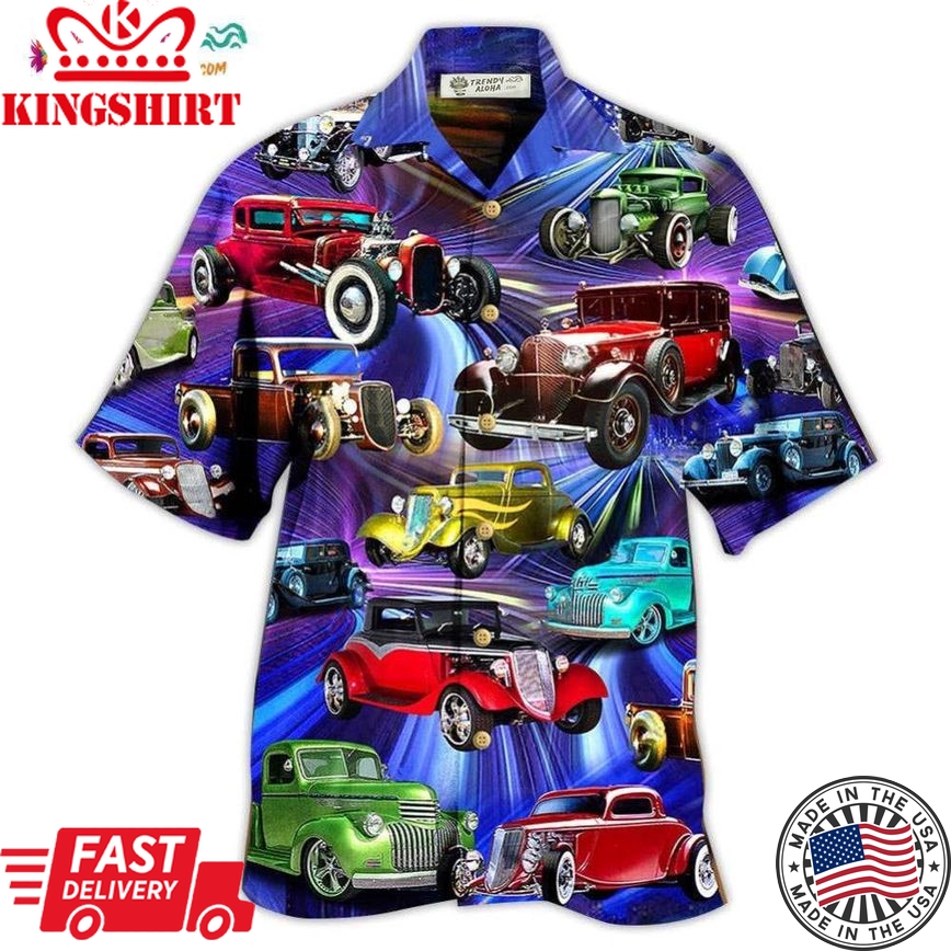 Car Green Red To Dream Stunning Style Hawaiian Shirt