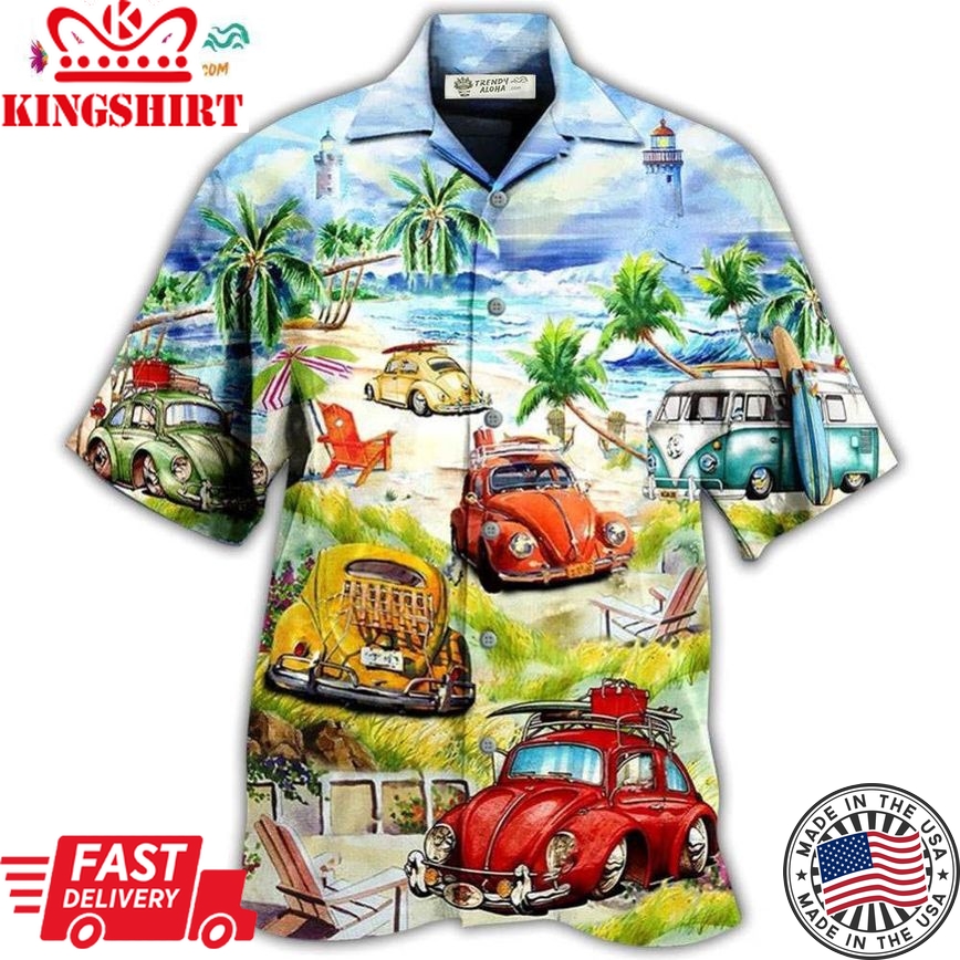 Car Love Beach Cool Style Hawaiian Shirt