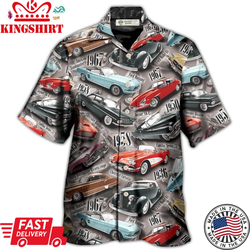 Car Old Vintage For Car Lovers Hawaiian Shirt