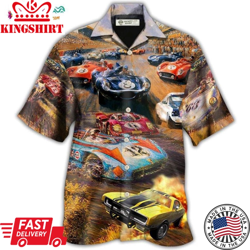 Car Racing Fast Style Hawaiian Shirt