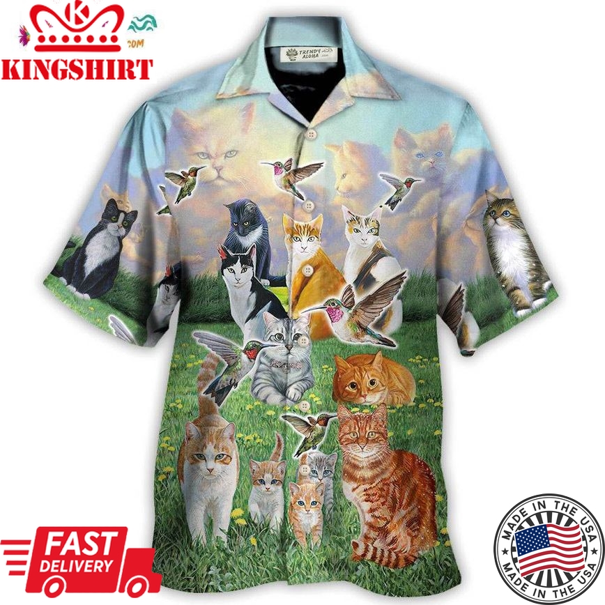 Cat Go To Heaven Hawaiian Shirt