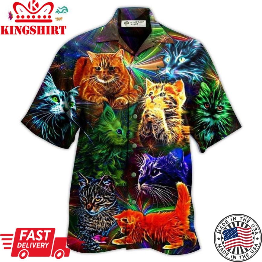 Cat In My Dream I'm So Happy Hawaiian Shirt