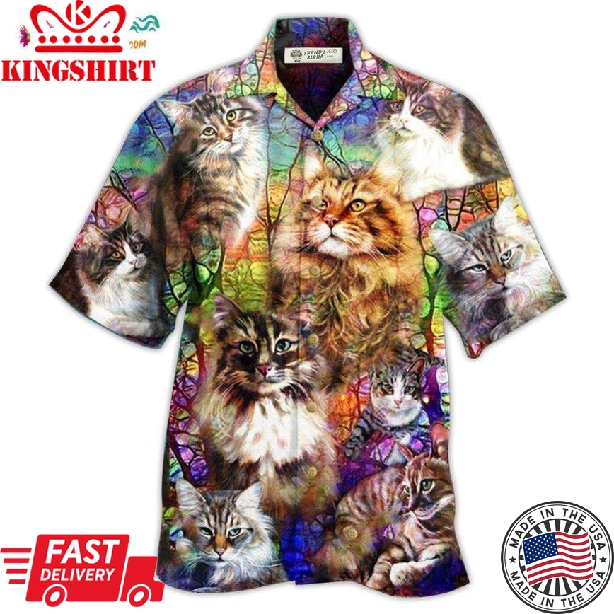 Cat Life Is Better With Cat Hawaiian Shirt