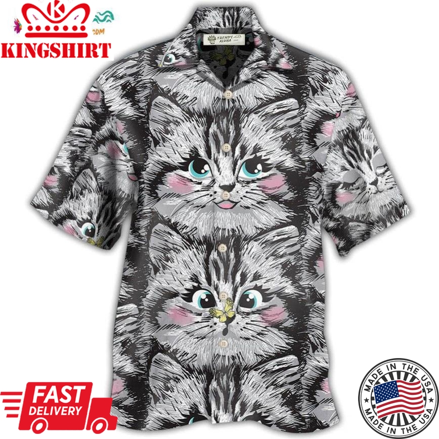 Cat Lovely Cat Lovely Kitten Hawaiian Shirt