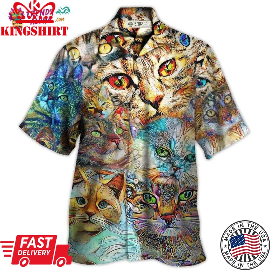 Cat Real Love Cats Hawaiian Shirt