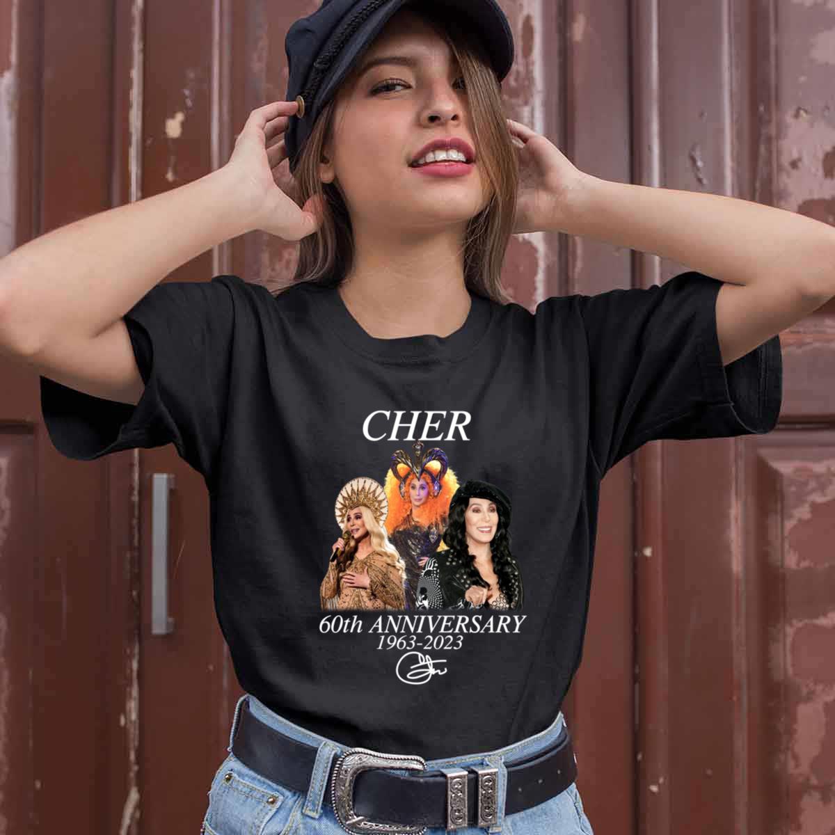 Cher 60th Anniversary 1963 2023 Signature T Shirt