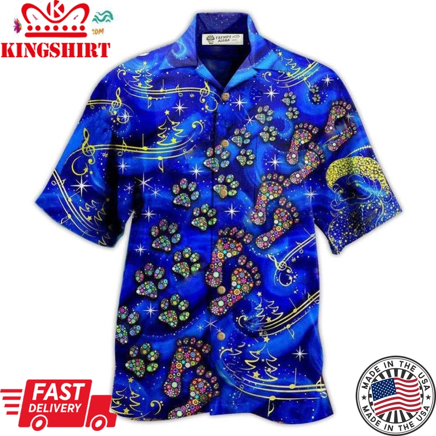 Christmas Never Walk Alone In Blue Hawaiian Shirt