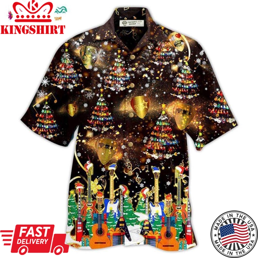 Christmas Yes I Speak Amazing Guitar Hawaiian Shirt