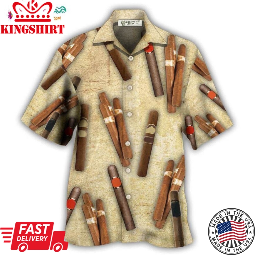 Cigar Oh My Therapy Hawaiian Shirt