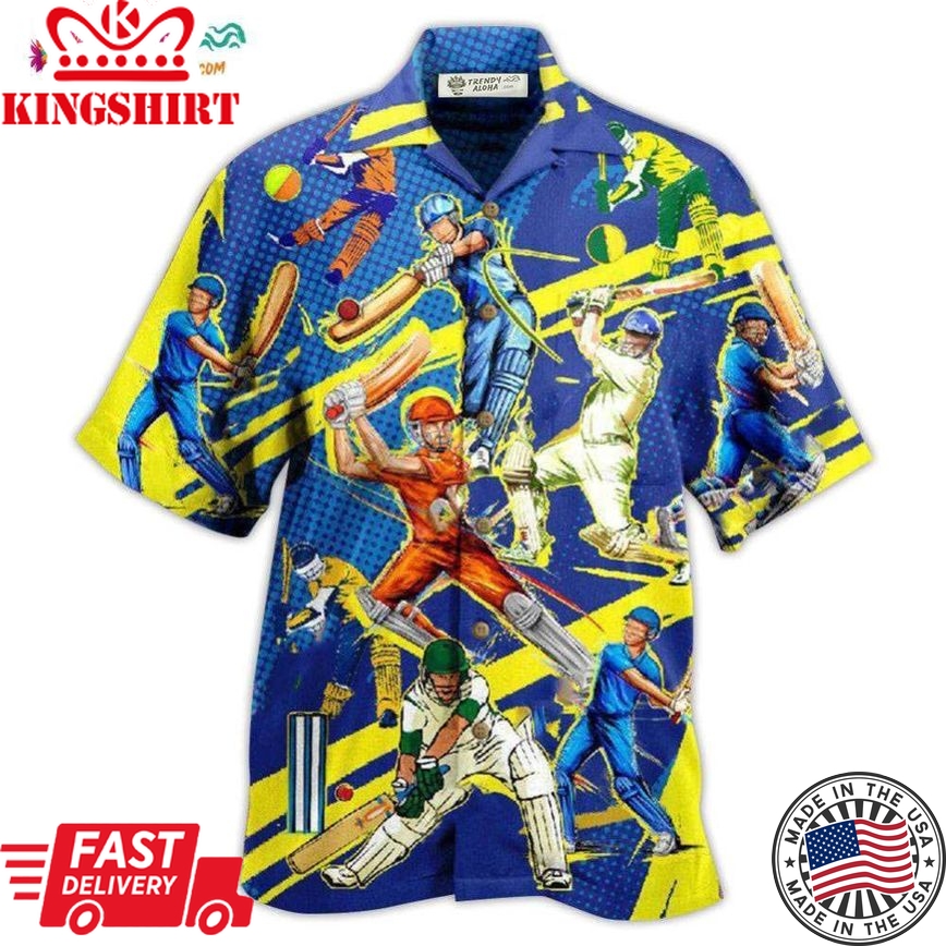 Cricket Lets Play Cricket Together Hawaiian Shirt