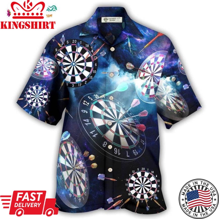 Darts Amazing Cool Into The Galaxy Hawaiian Shirt