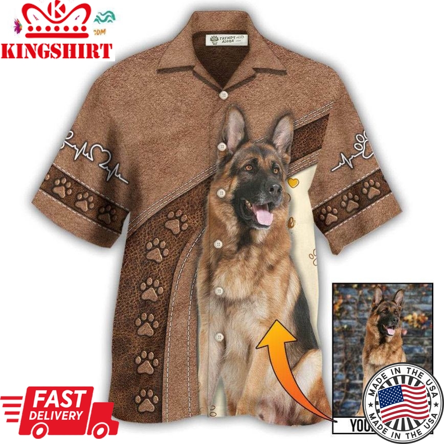 Dog Is My Best Friend Custom Photo Hawaiian Shirt