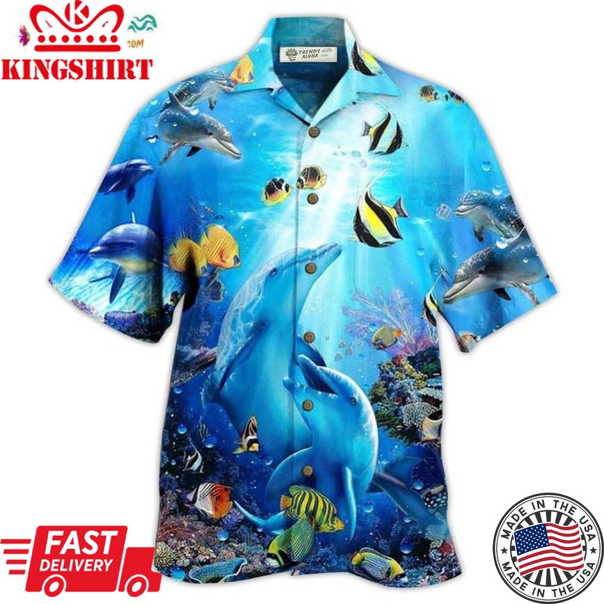 Dolphin Amazing Sea Hawaiian Shirt