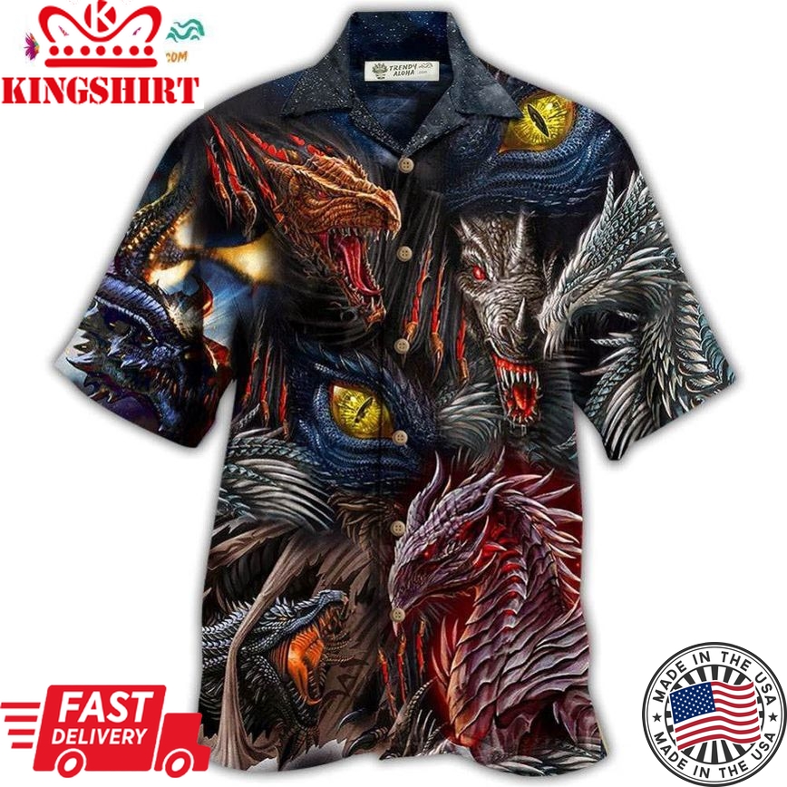 Dragon Amazing Love Life So Cool Hawaiian Shirt