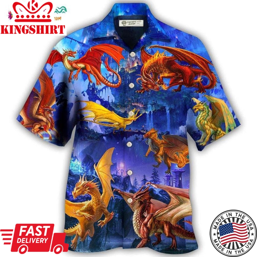 Dragon Fantasy Style Hawaiian Shirt