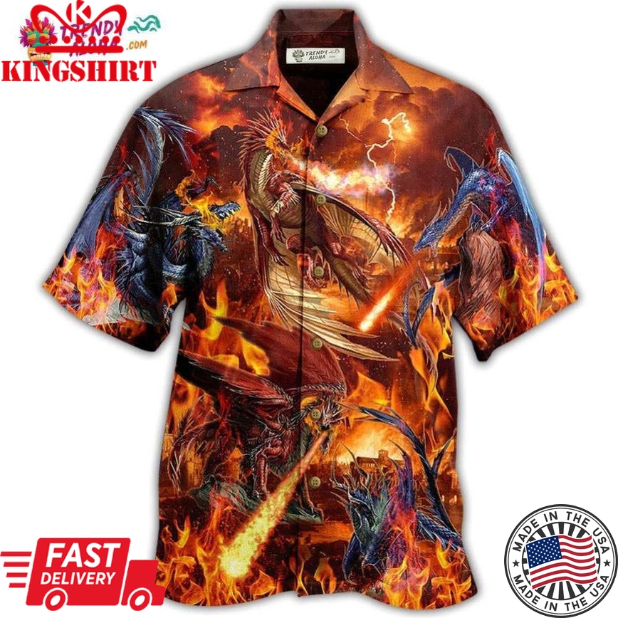 Dragon Fire Combat Amazing Hawaiian Shirt