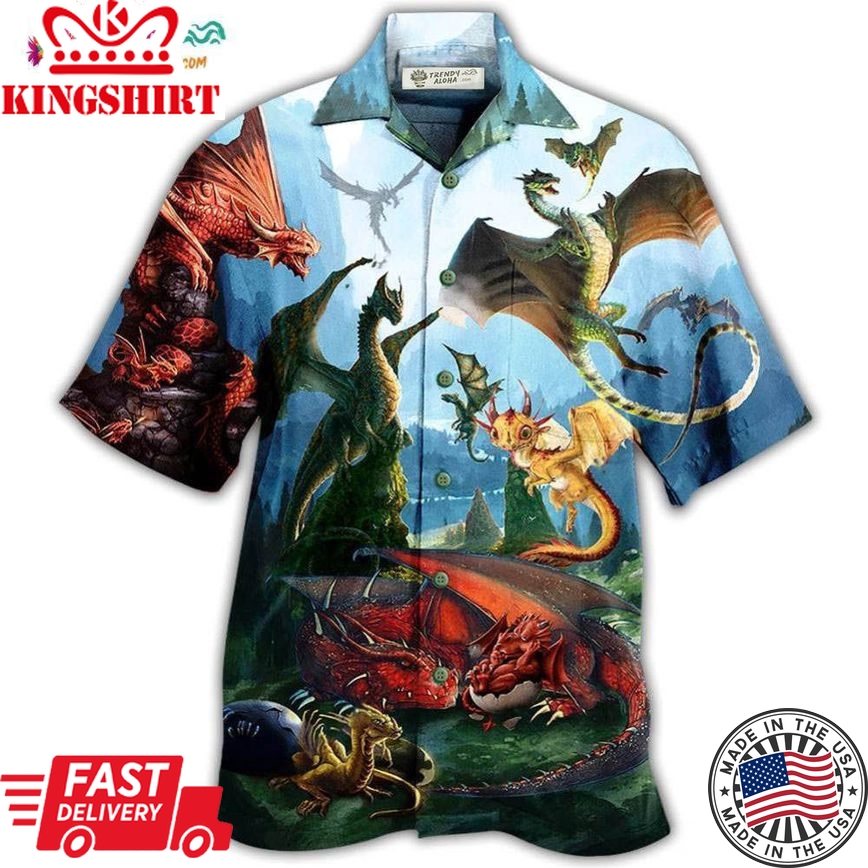 Dragon In The Forest Love Life Hawaiian Shirt