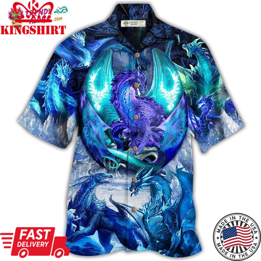 Dragon Love Life Amazing Color Hawaiian Shirt