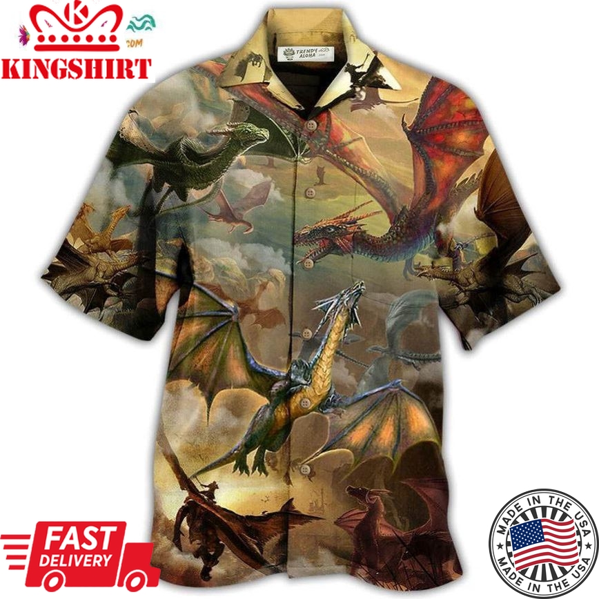 Dragon Love Life Fly To The Sky Amazing Hawaiian Shirt