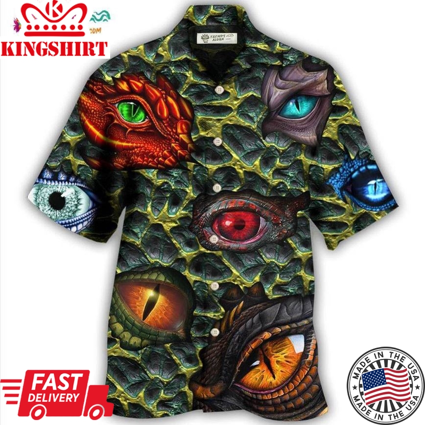 Dragon The Eye Of Dragon Style Hawaiian Shirt