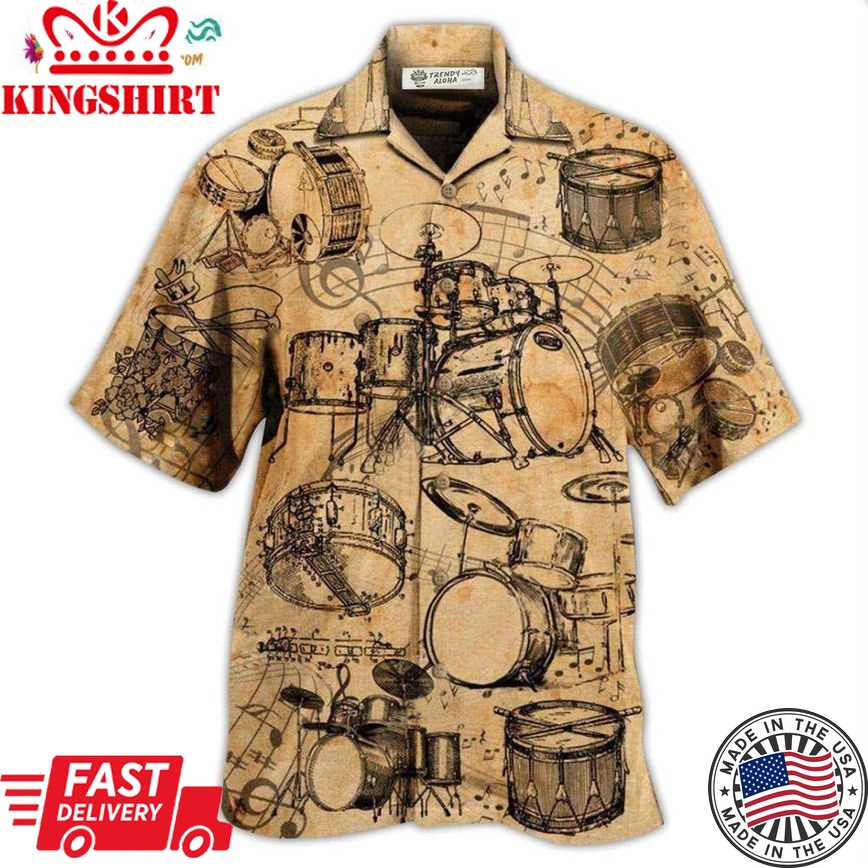 Drum No Life Know Drums Know Life Hawaiian Shirt