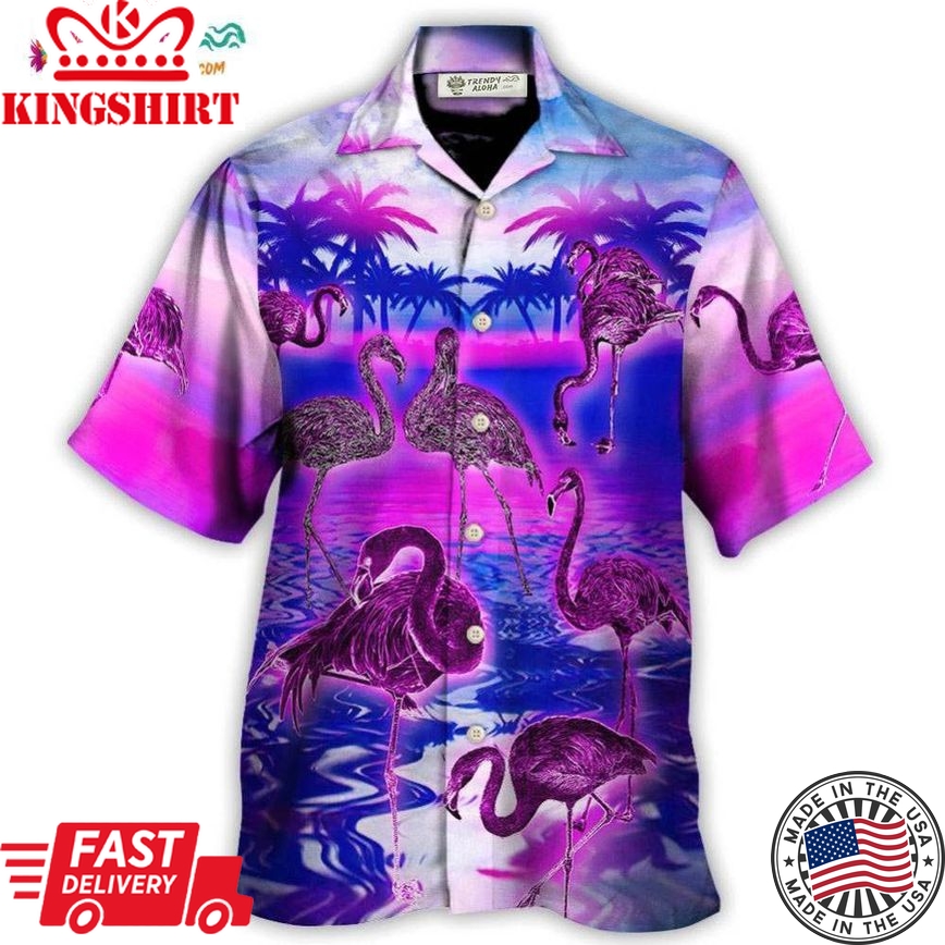 Flamingo - Be A Flamingo In A Flock Of Pigeons Hawaiian Shirt