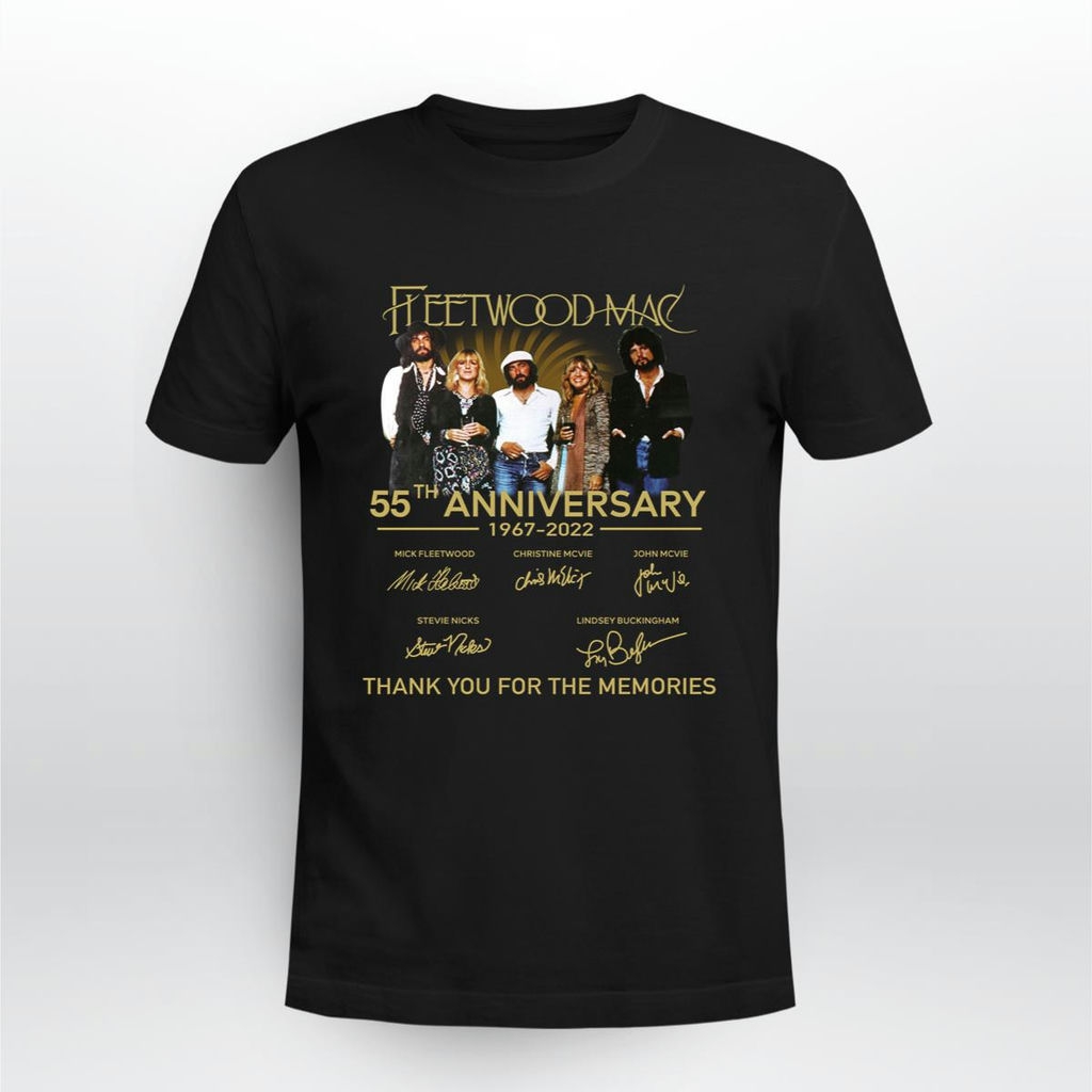 Fleetwood Mac 55th Anniversary Signatures T Shirt