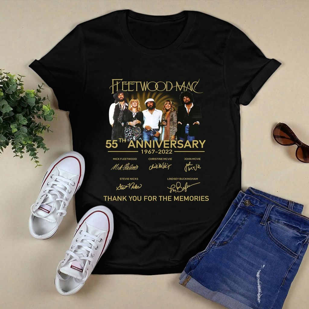 Fleetwood Mac 55th Anniversary Signatures T Shirt