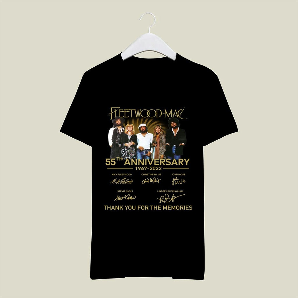 Fleetwood Mac 55th Anniversary Signatures T Shirt