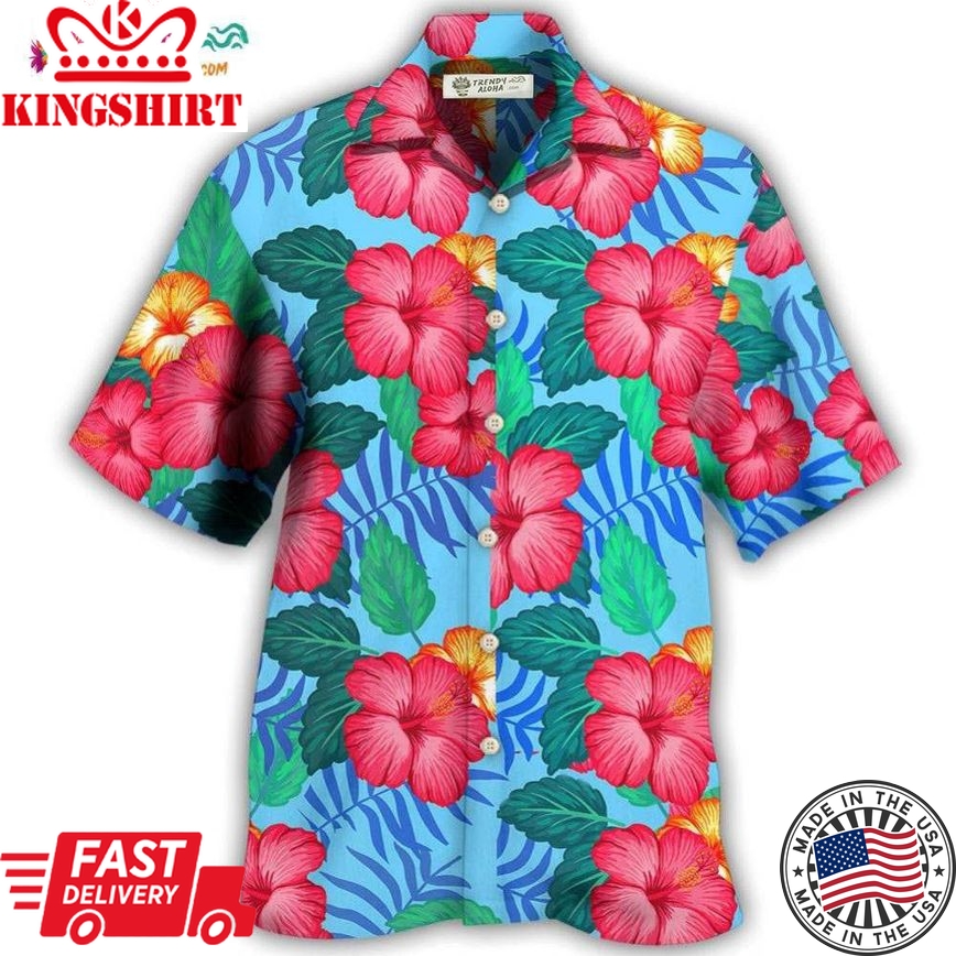 Flowers Tropical Hawaiian Shirt