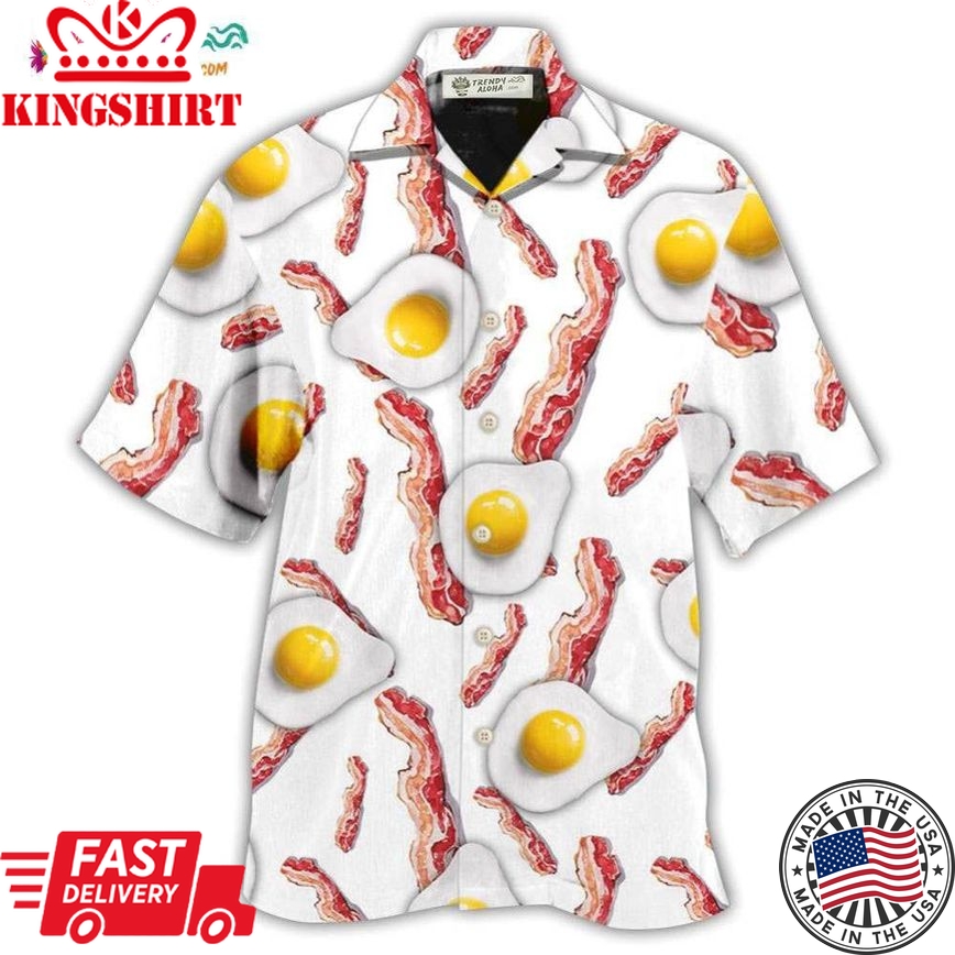 Food Bacon Egg Food Collection Hawaiian Shirt