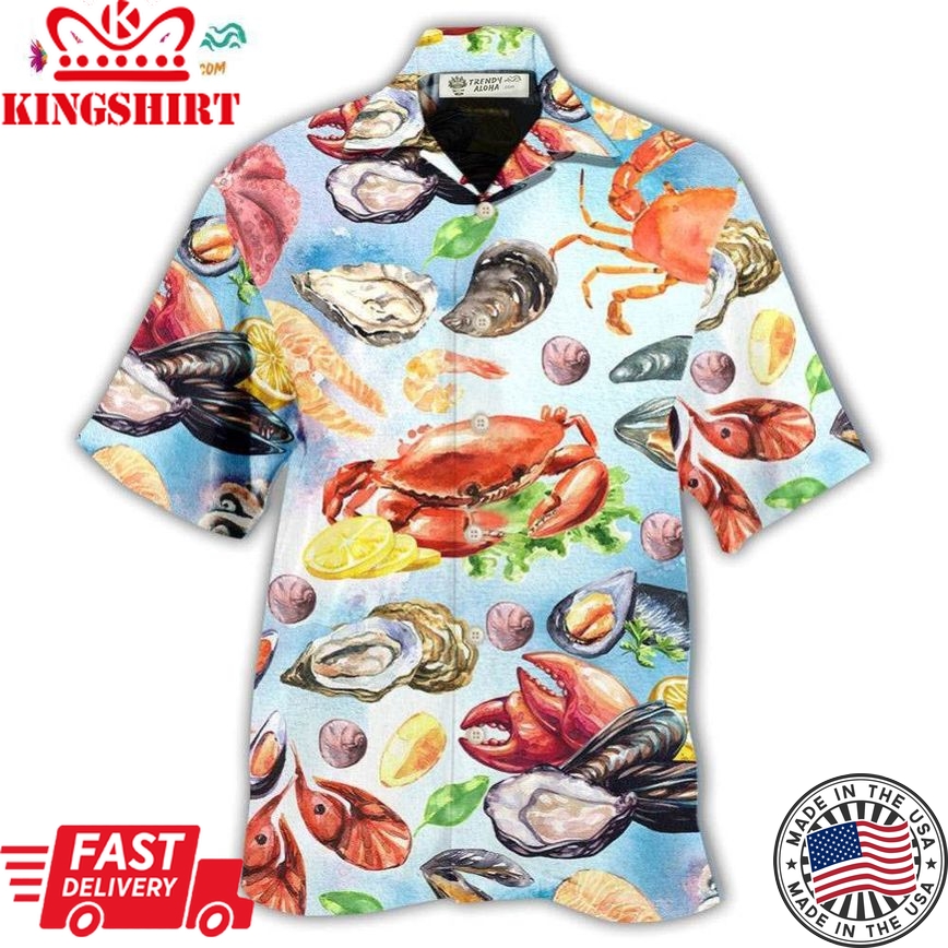 Food Seafood Basic Style Hawaiian Shirt